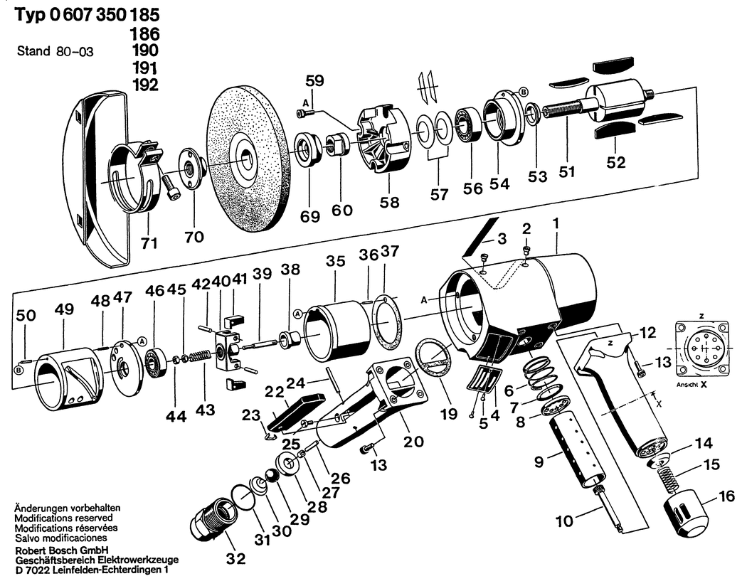 Bosch ---- / 0607350190 / --- Spare Parts