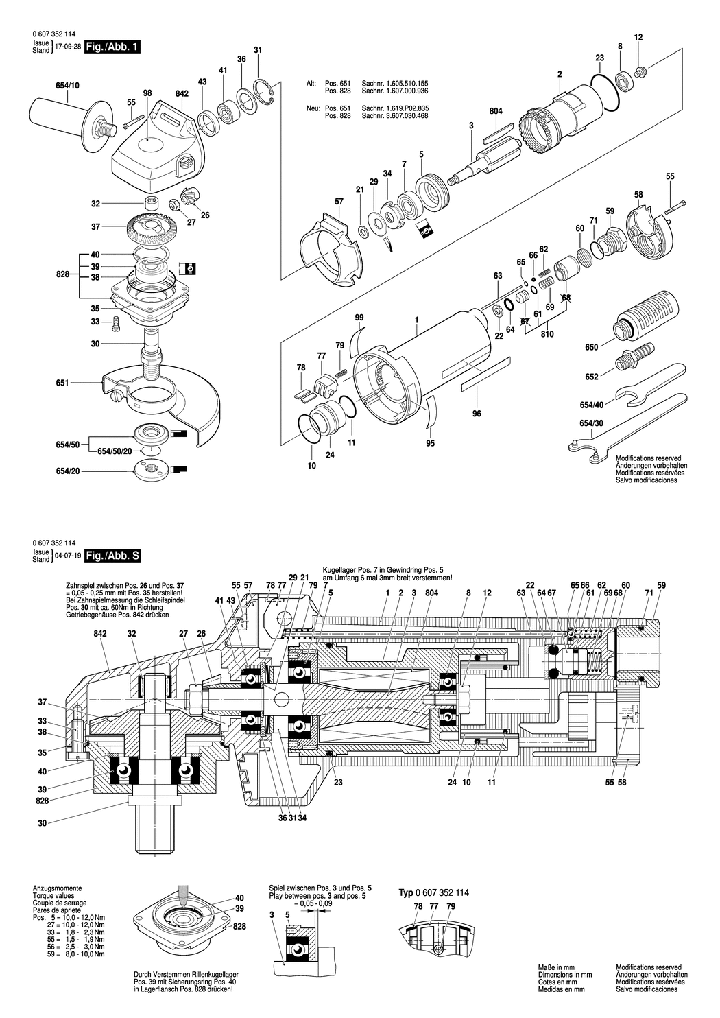 Bosch 550 WATT-SERIE / 0607352114 / --- Spare Parts