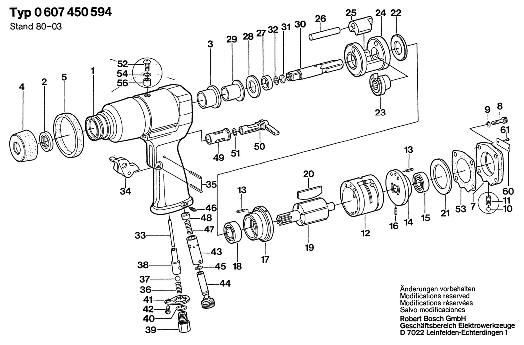 Bosch ---- / 0607450594 / --- Spare Parts