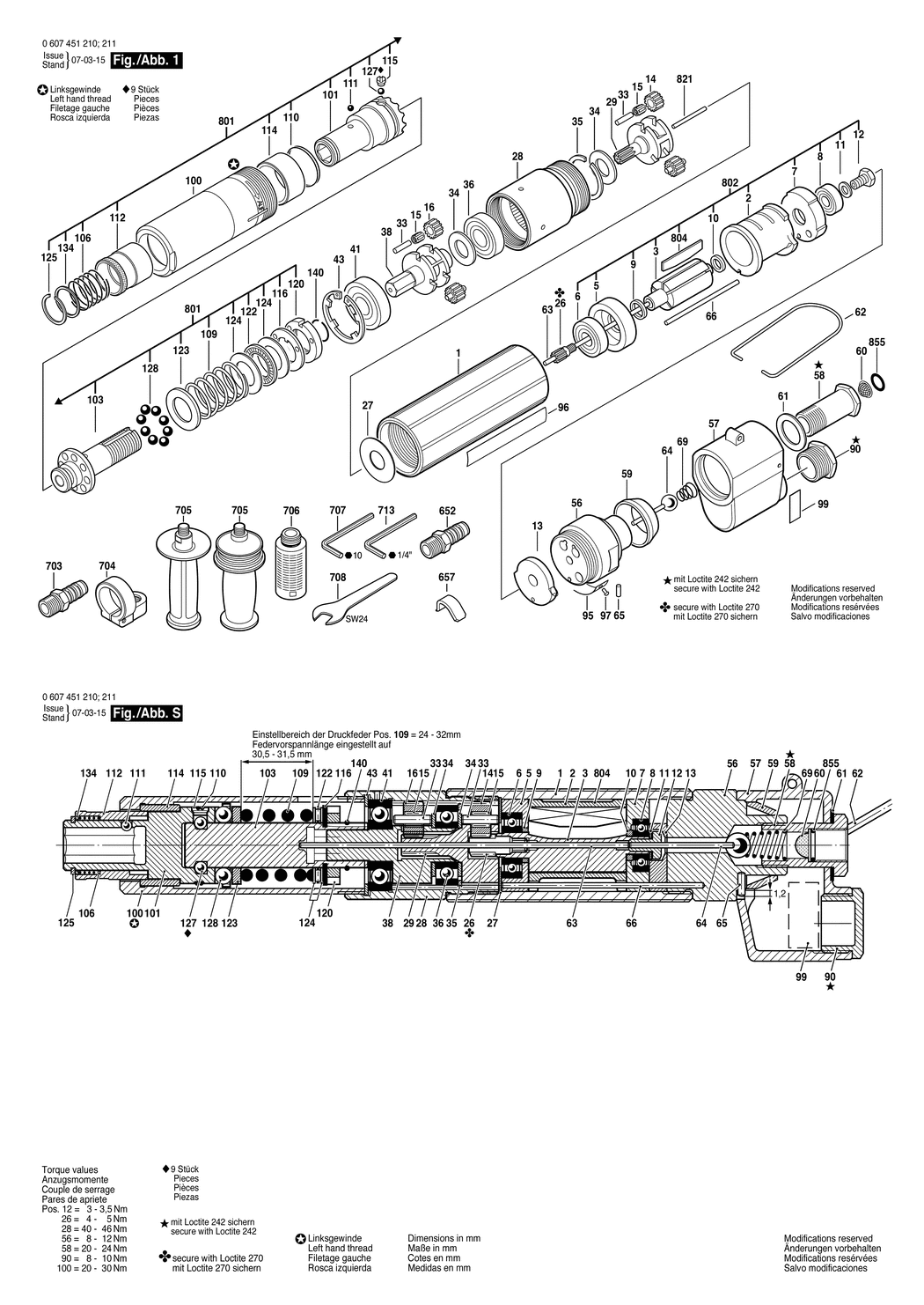Bosch 370 WATT-SERIE / 0607451211 / --- Spare Parts