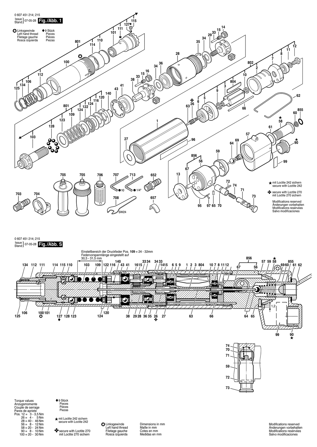 Bosch 370 WATT-SERIE / 0607451215 / --- Spare Parts