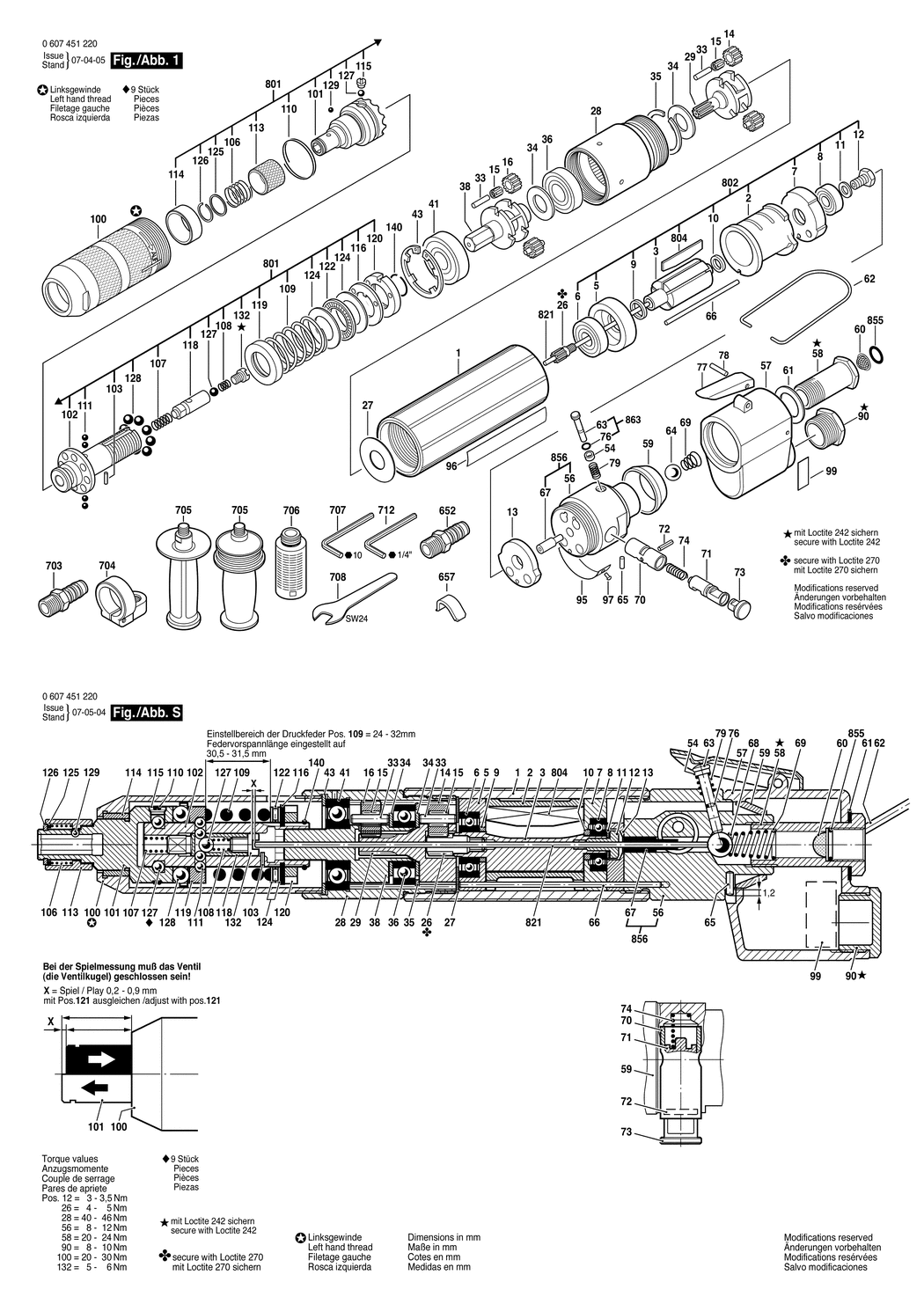 Bosch 370 WATT-SERIE / 0607451220 / --- Spare Parts