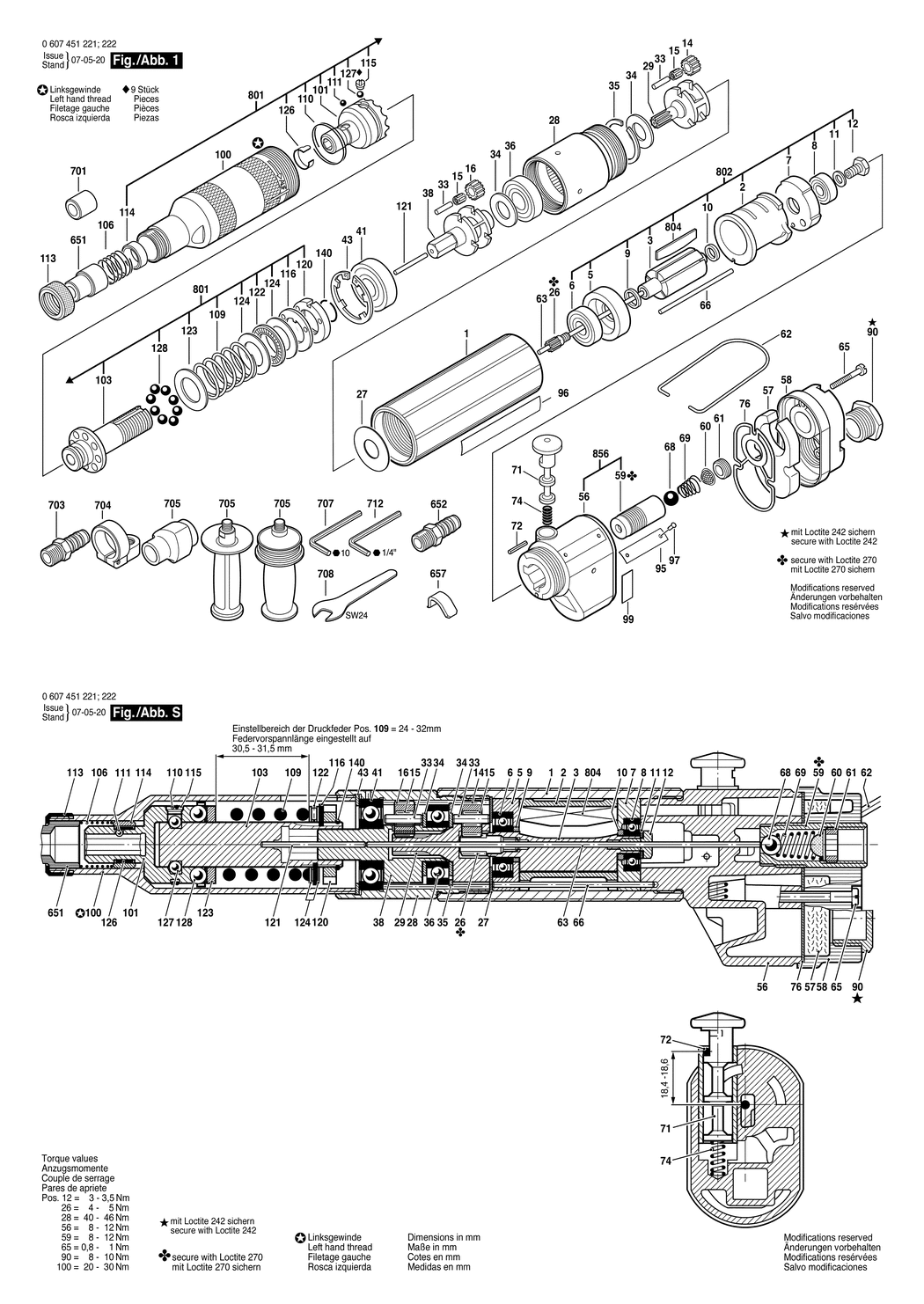Bosch 370 WATT-SERIE / 0607451221 / --- Spare Parts