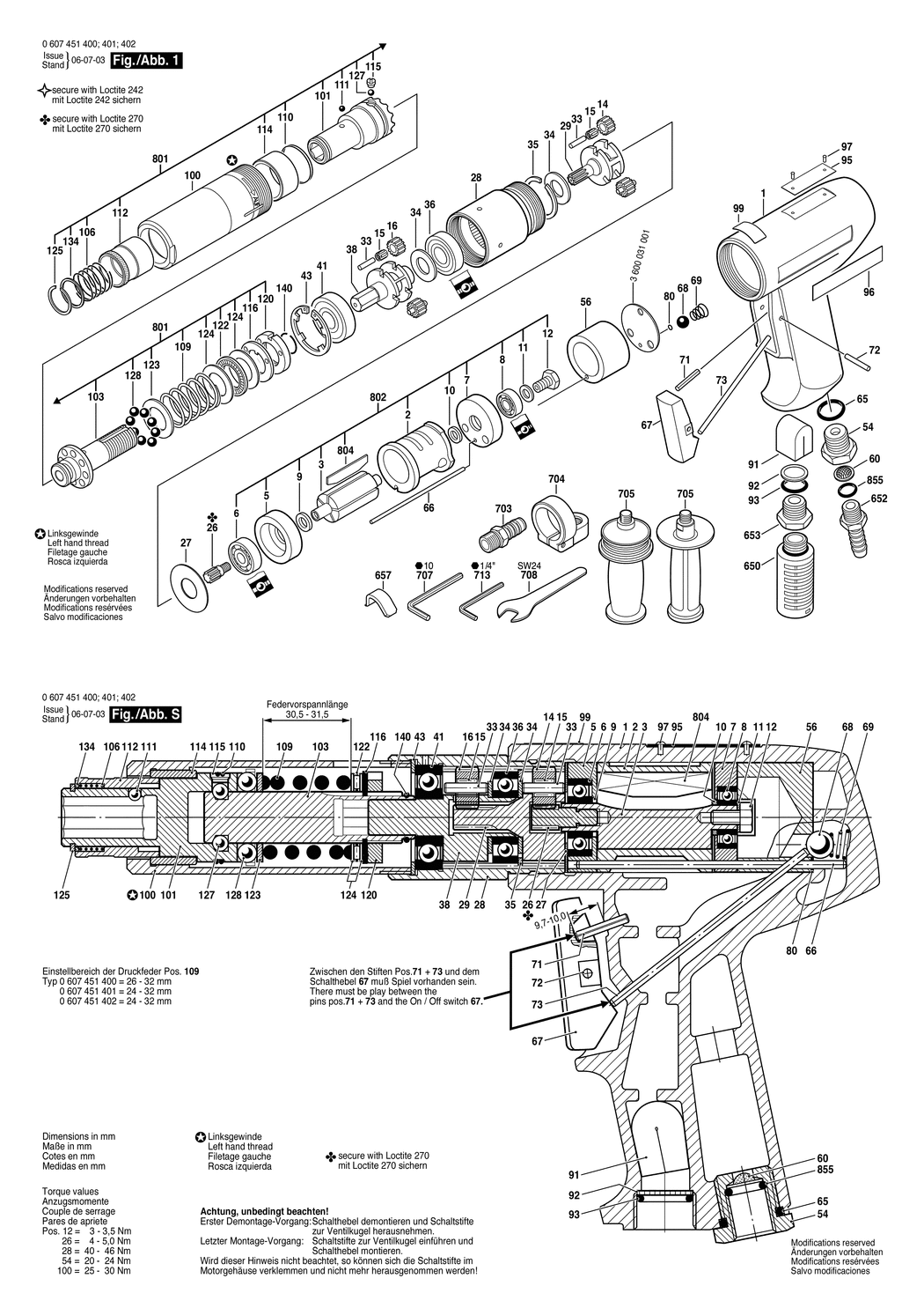 Bosch 370 WATT-SERIE / 0607451400 / --- Spare Parts