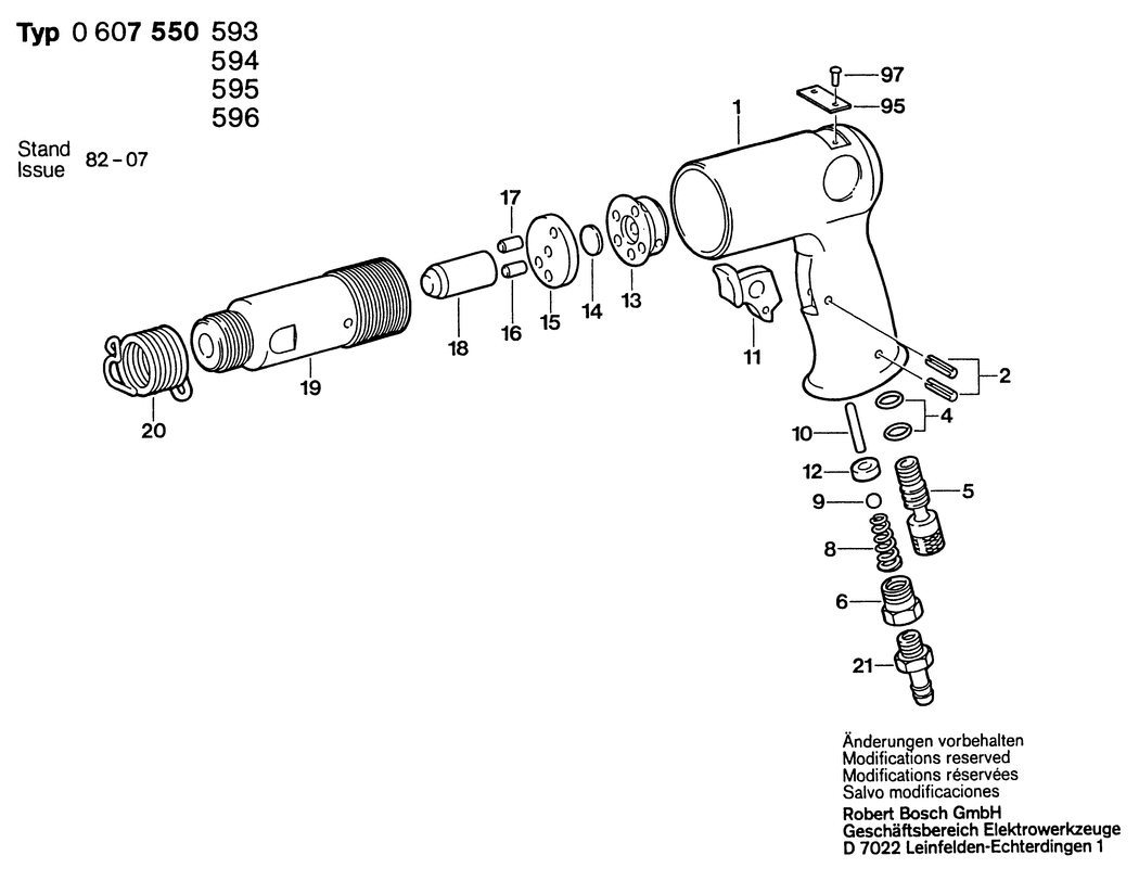 Bosch ---- / 0607550593 / --- Spare Parts