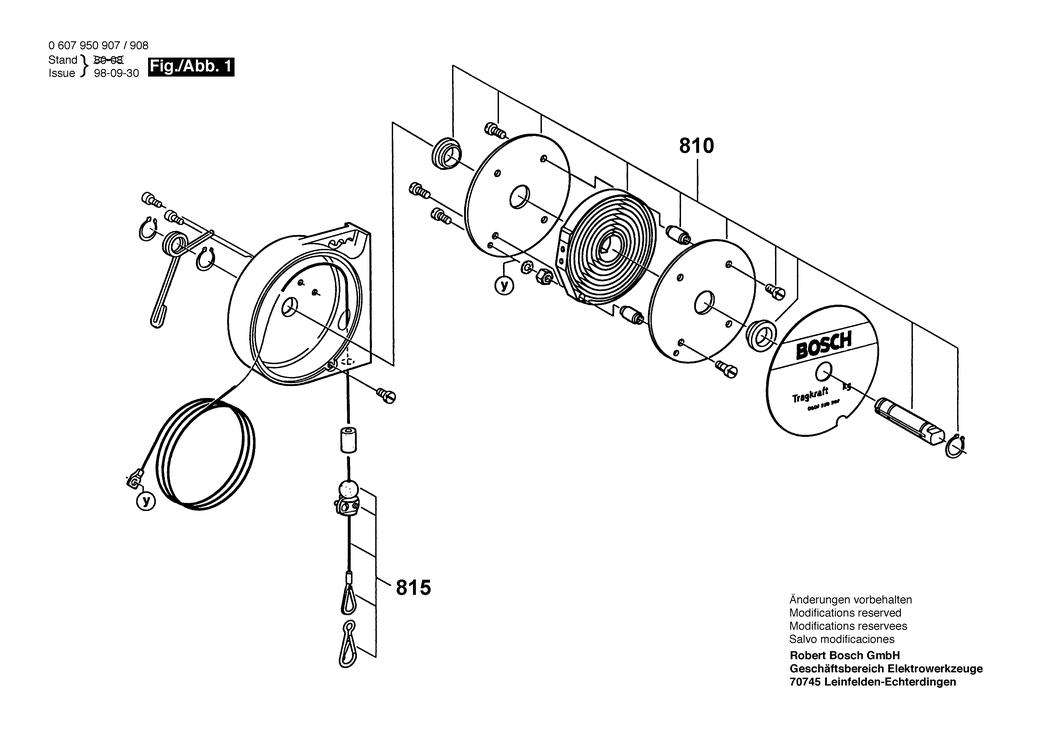 Bosch ---- / 0607950907 / --- Spare Parts