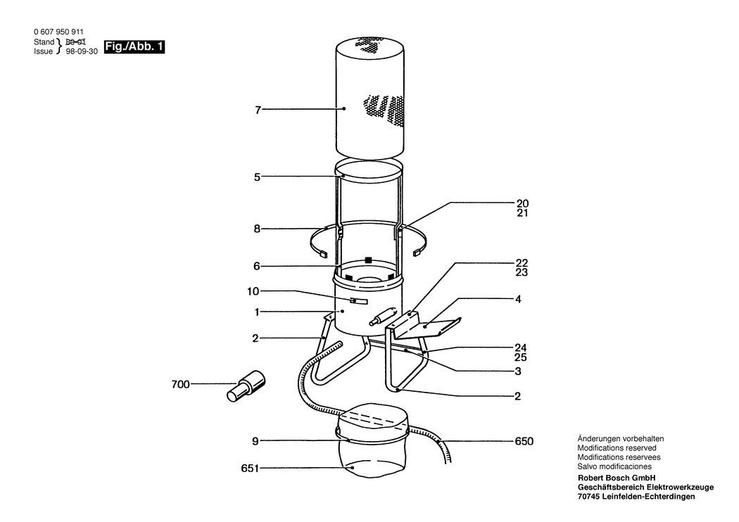 Bosch ---- / 0607950911 / --- Spare Parts