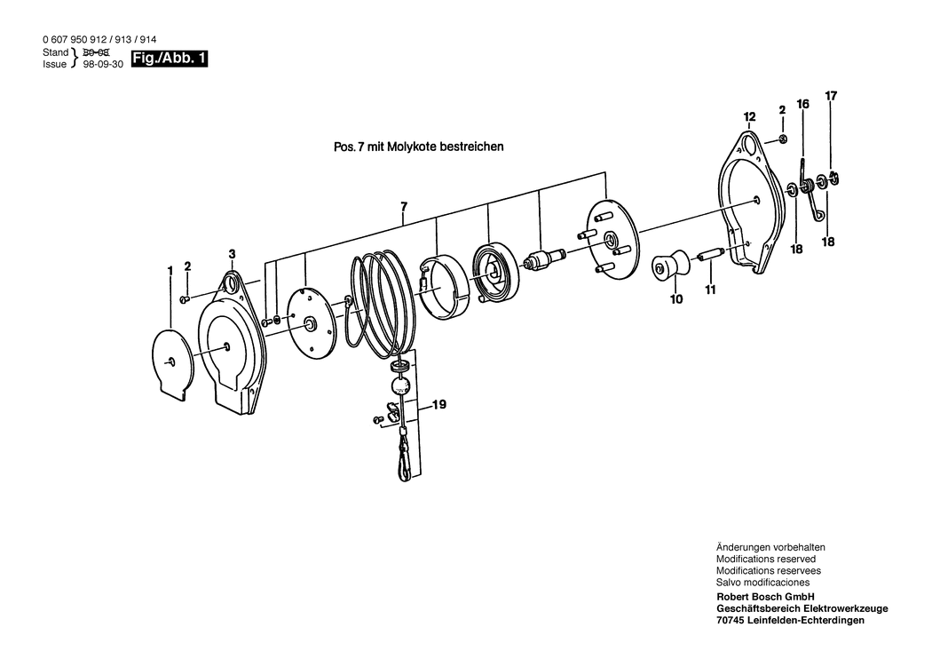 Bosch ---- / 0607950912 / --- Spare Parts