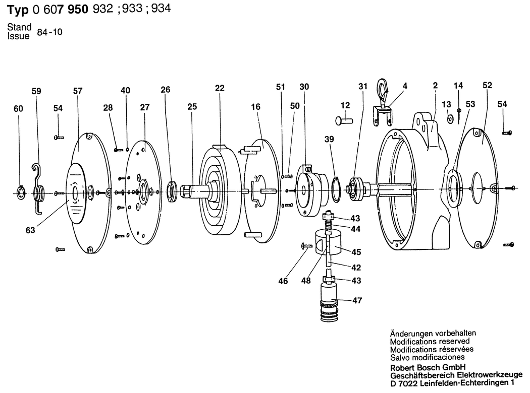 Bosch ---- / 0607950932 / --- Spare Parts