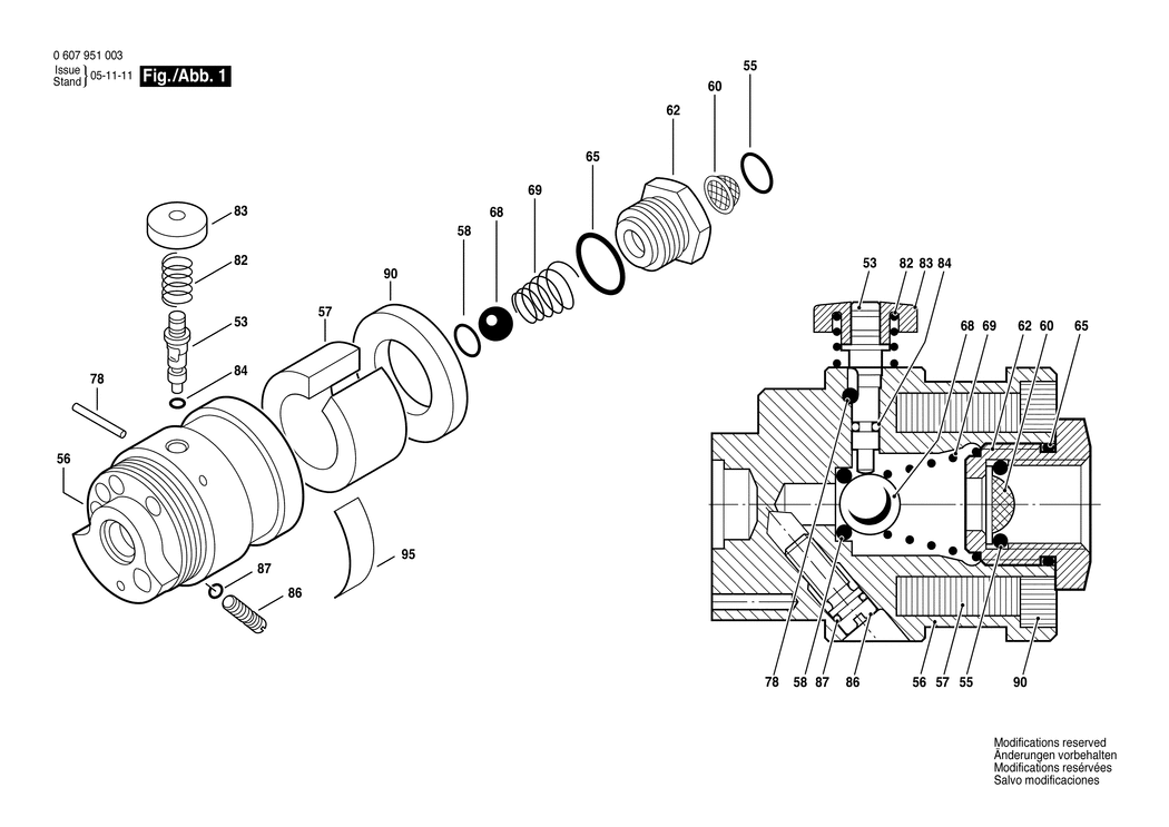 Bosch ---- / 0607951003 / --- Spare Parts