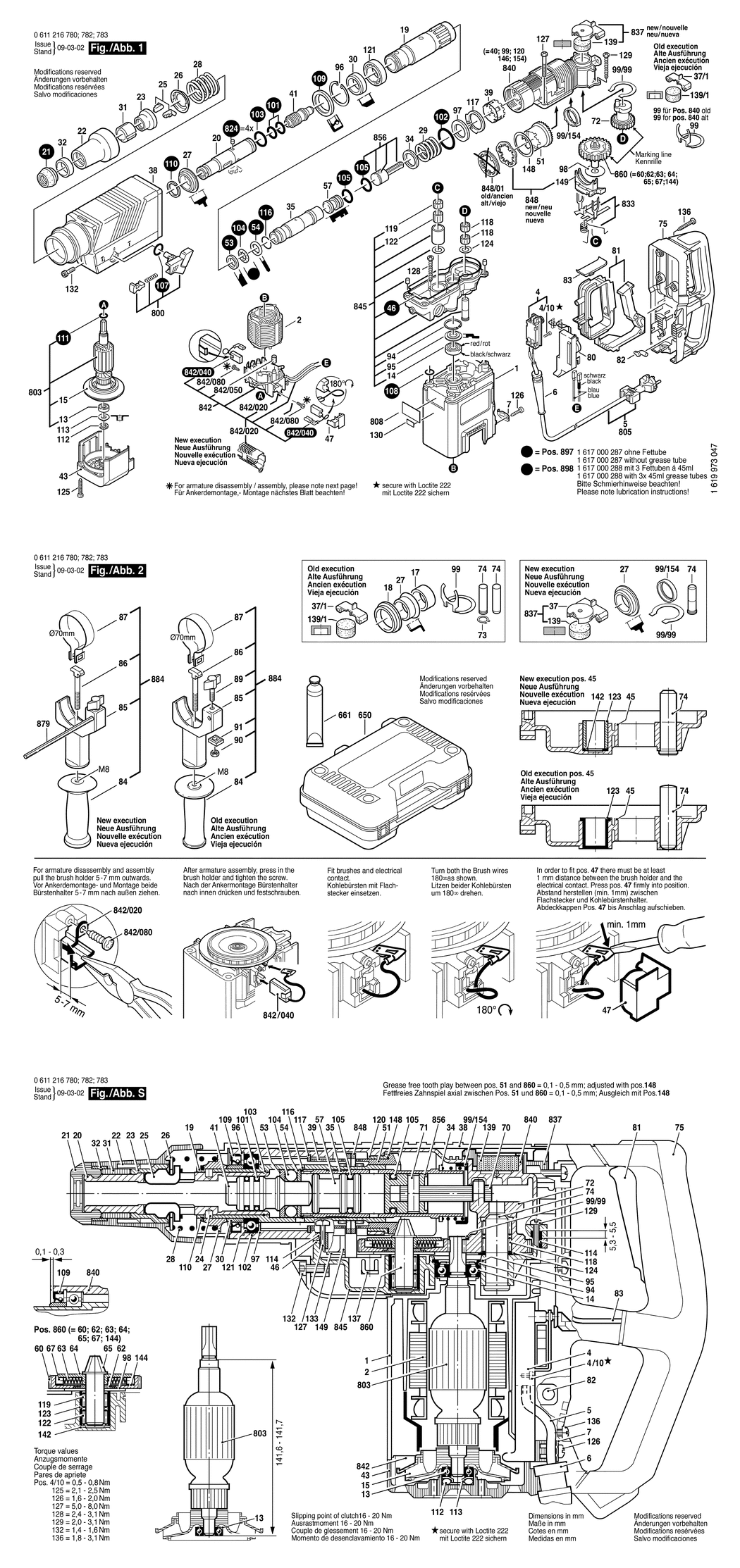 Bosch 750 / 0611216780 / EU 230 Volt Spare Parts