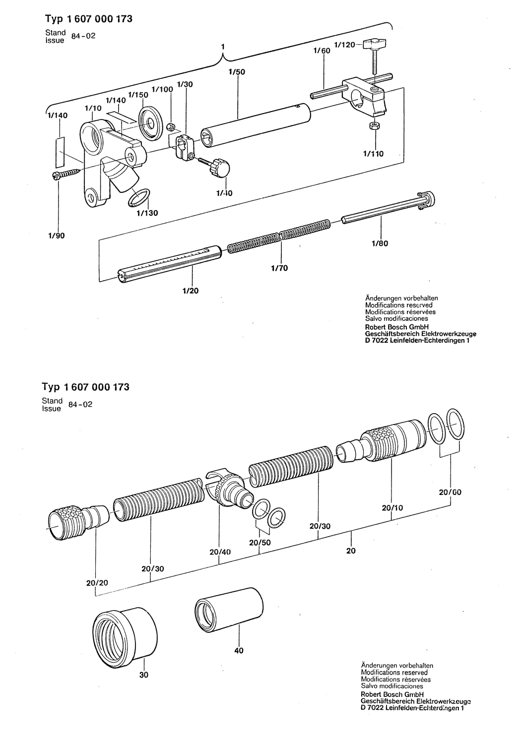 Bosch ---- / 1607000173 / --- Spare Parts