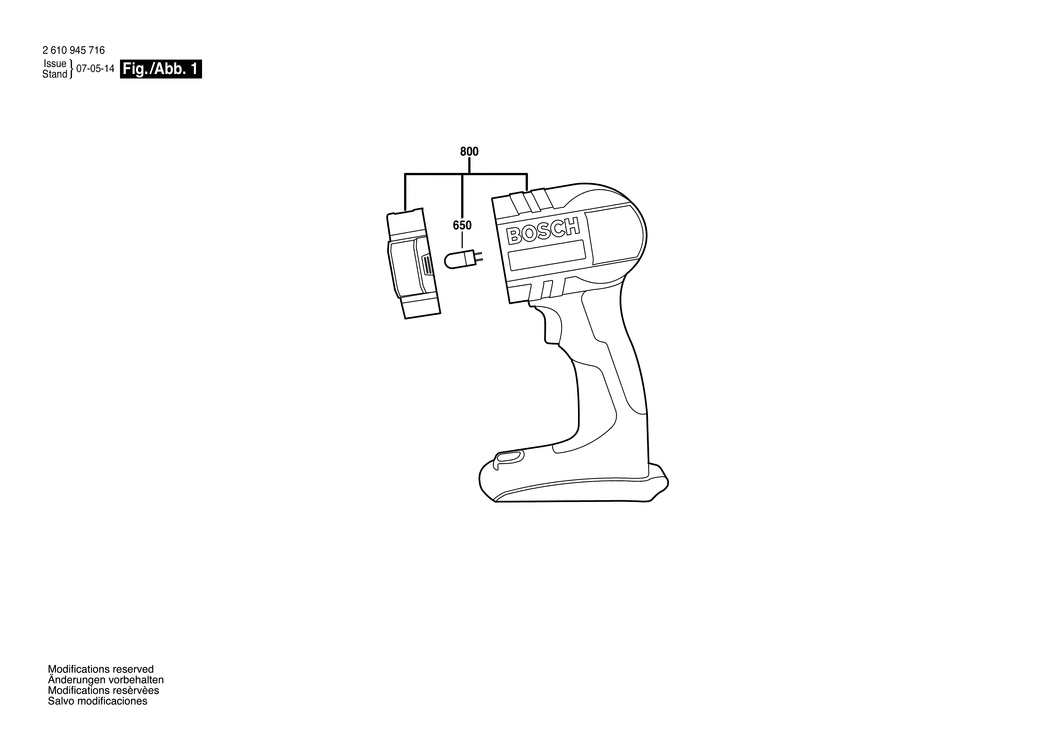 Bosch FL36 / 2610945716 / --- Spare Parts