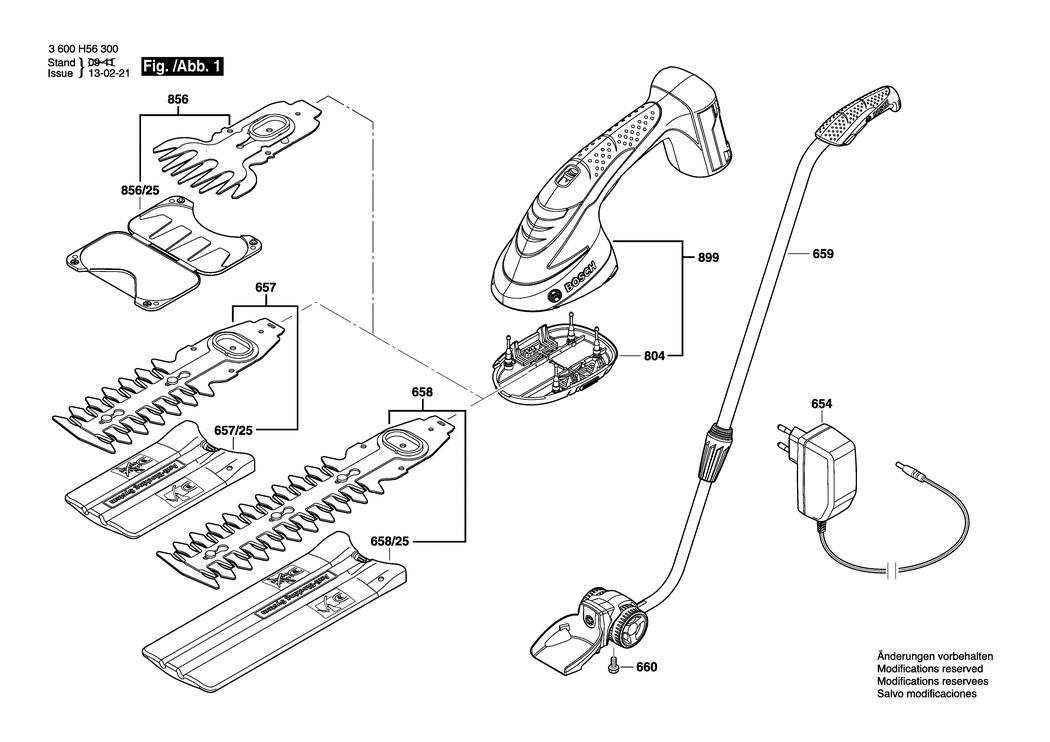 Bosch ASB 10.8 LI / 3600H56300 / EU 10.8 Volt Spare Parts