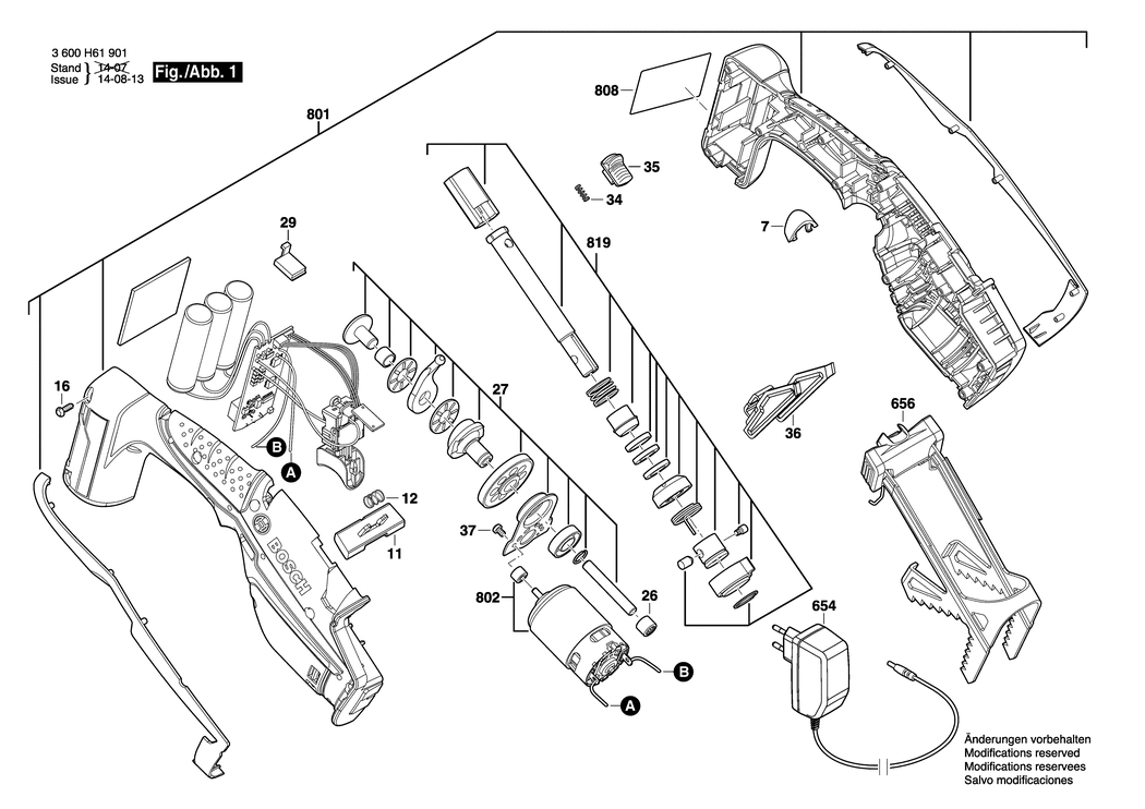 Bosch KEO 10.8 LI / 3600H61902 / EU 10.8 Volt Spare Parts