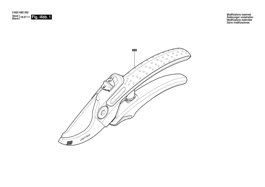 Bosch --- / 3600HB5000 / --- Spare Parts