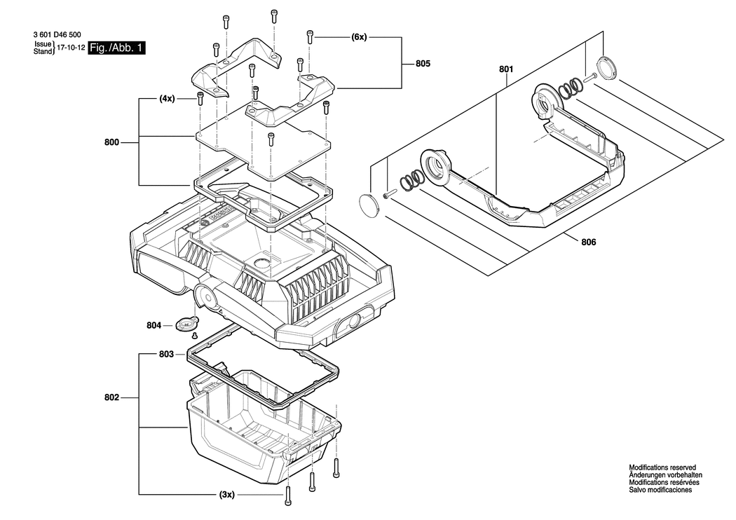 Bosch GLI 18V-1900 C / 3601D46501 / --- 18 Volt Spare Parts