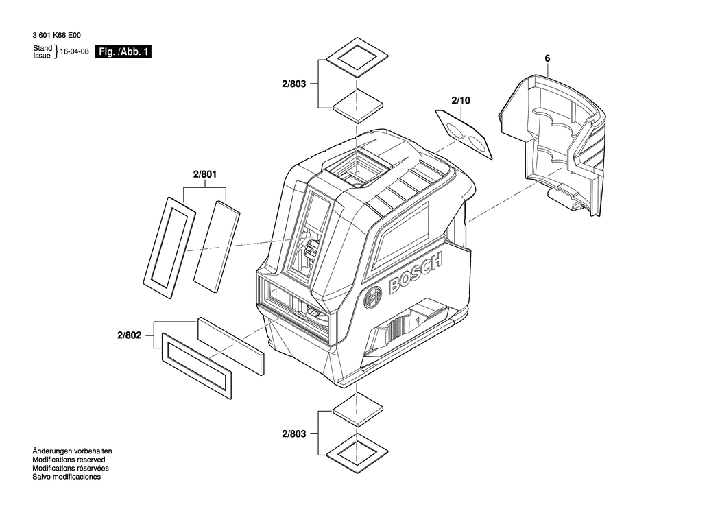 Staple Pekkadillo Høre fra Bosch GCL 2-15 G / 3601K66J00 / EU Spare Parts | Miles Tool & Machinery  Centre