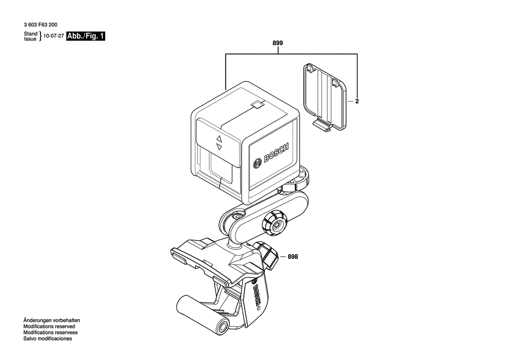 Bosch Quigo / 3603F63200 / EU Spare Parts