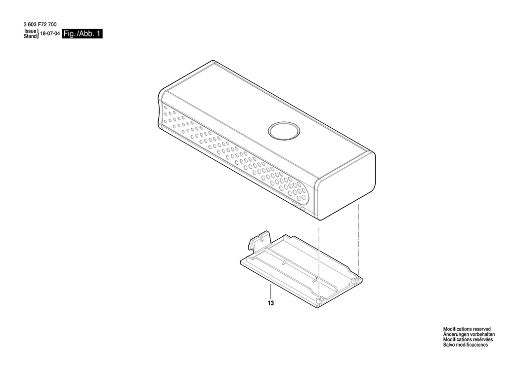 Bosch ZAMO / 3603F72700 / --- Spare Parts