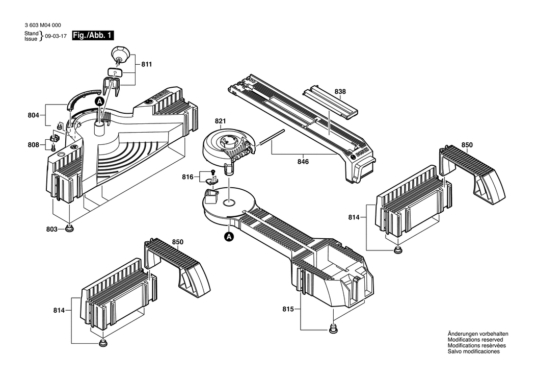 Bosch PLS 300 / 3603M04000 / EU 230 Volt Spare Parts