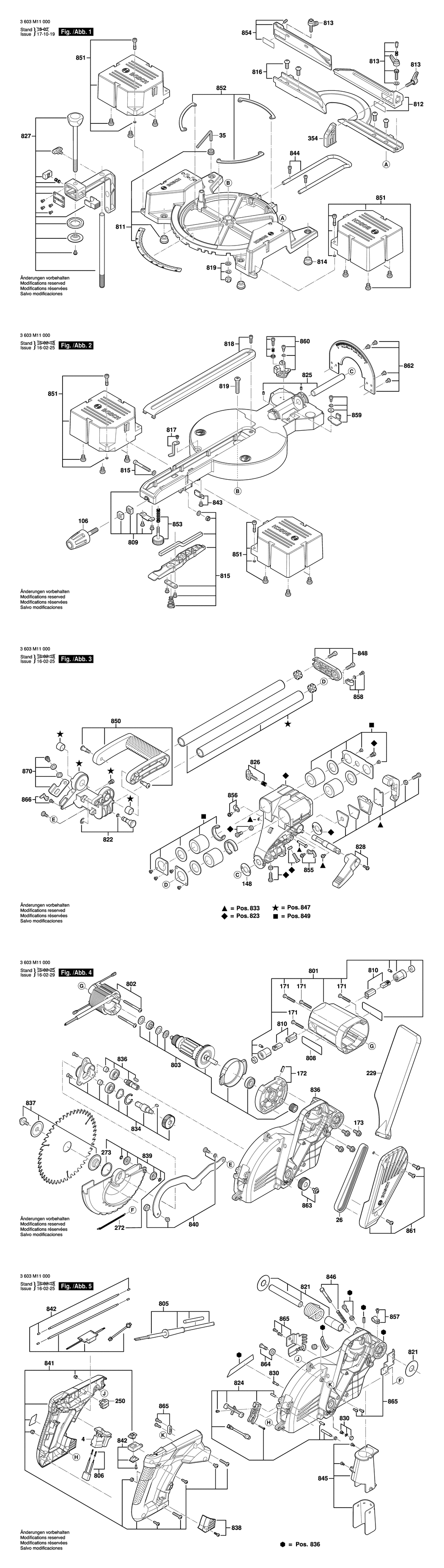 Bosch PCM 8 SD / 3603M11000 / EU 230 Volt Spare Parts