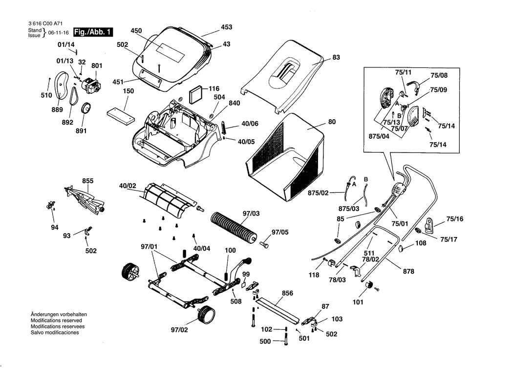 Bosch ELAN 32 / 3616C00A72 / --- Spare Parts