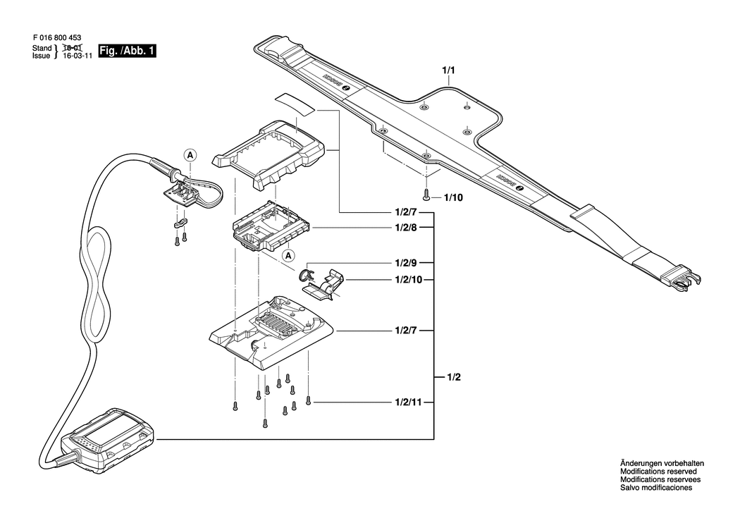 Bosch --- / F016800453 / EU 36 Volt Spare Parts