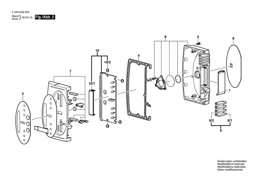 CST Berger LD-50N Profile / F034K69903 / EU Spare Parts