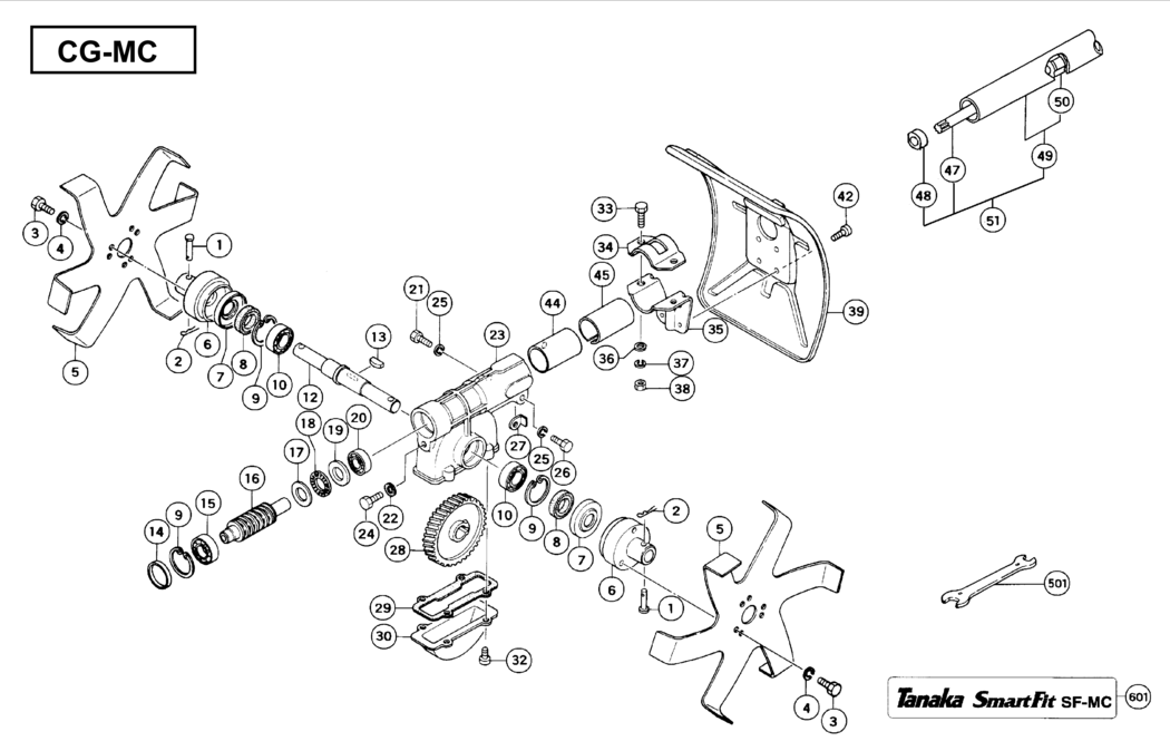 Hitachi / Hikoki CG-MC Attachment Spare Parts