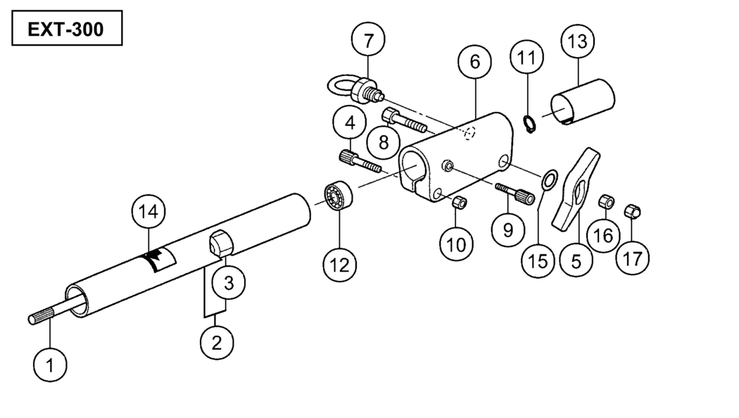 Hitachi / Hikoki EXT-300 Attachment Spare Parts