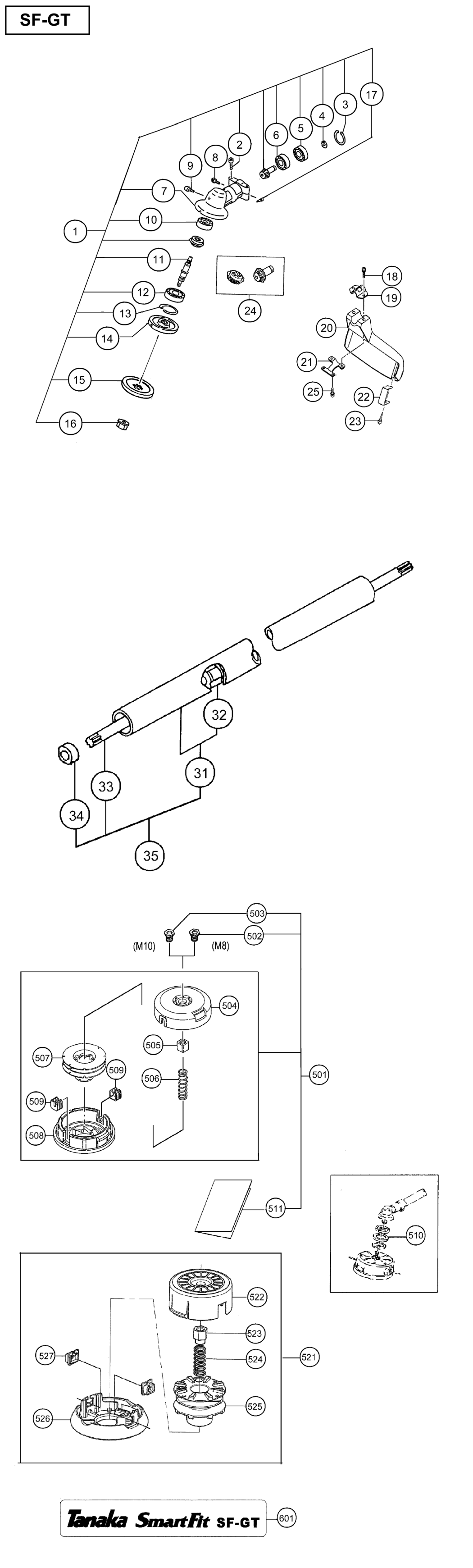 Hitachi / Hikoki SF-GT Attachment Spare Parts