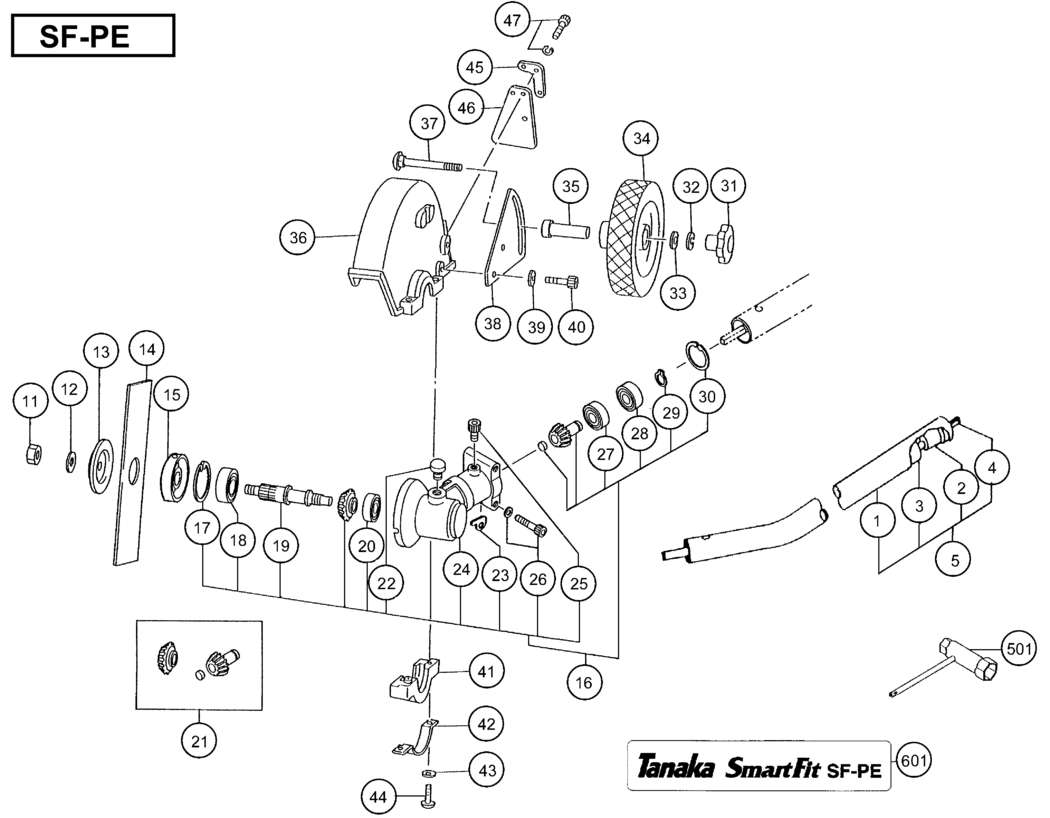 Hitachi / Hikoki SF-PE Attachment Spare Parts