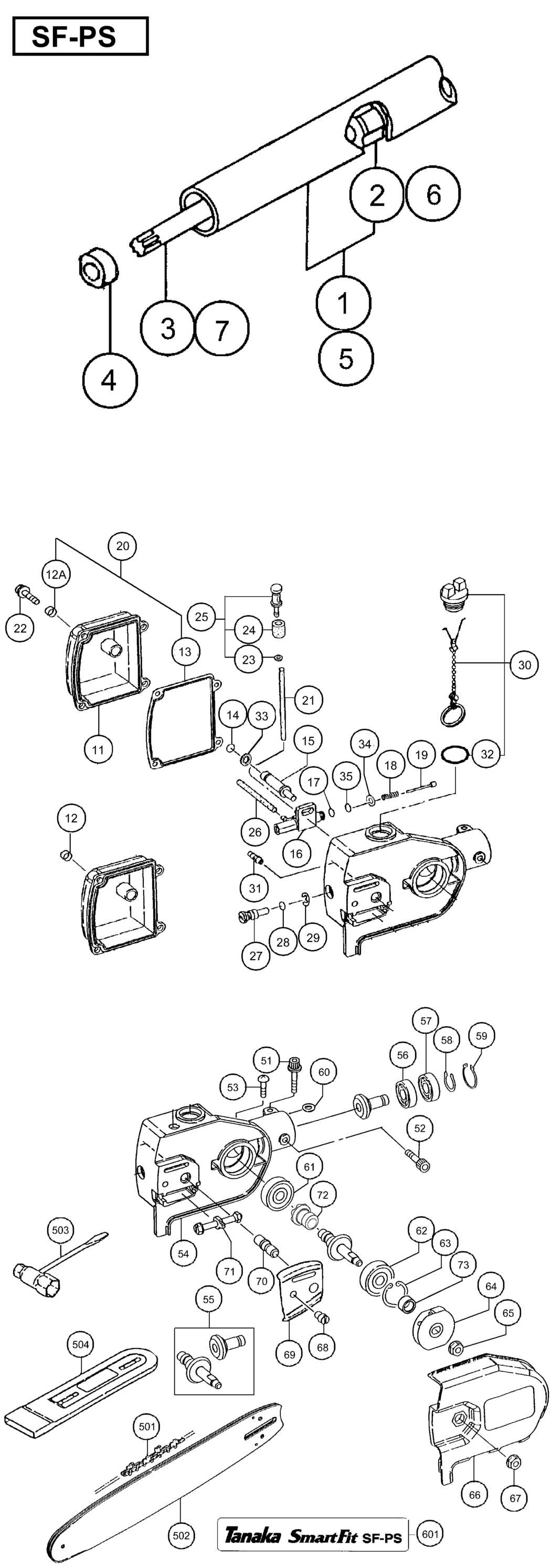 Hitachi / Hikoki SF-PS Attachment Spare Parts