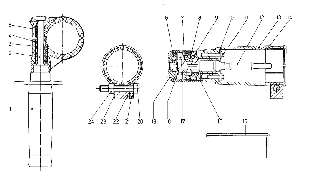 Metabo Chiselling attachment / 31409000 / - Spare Parts