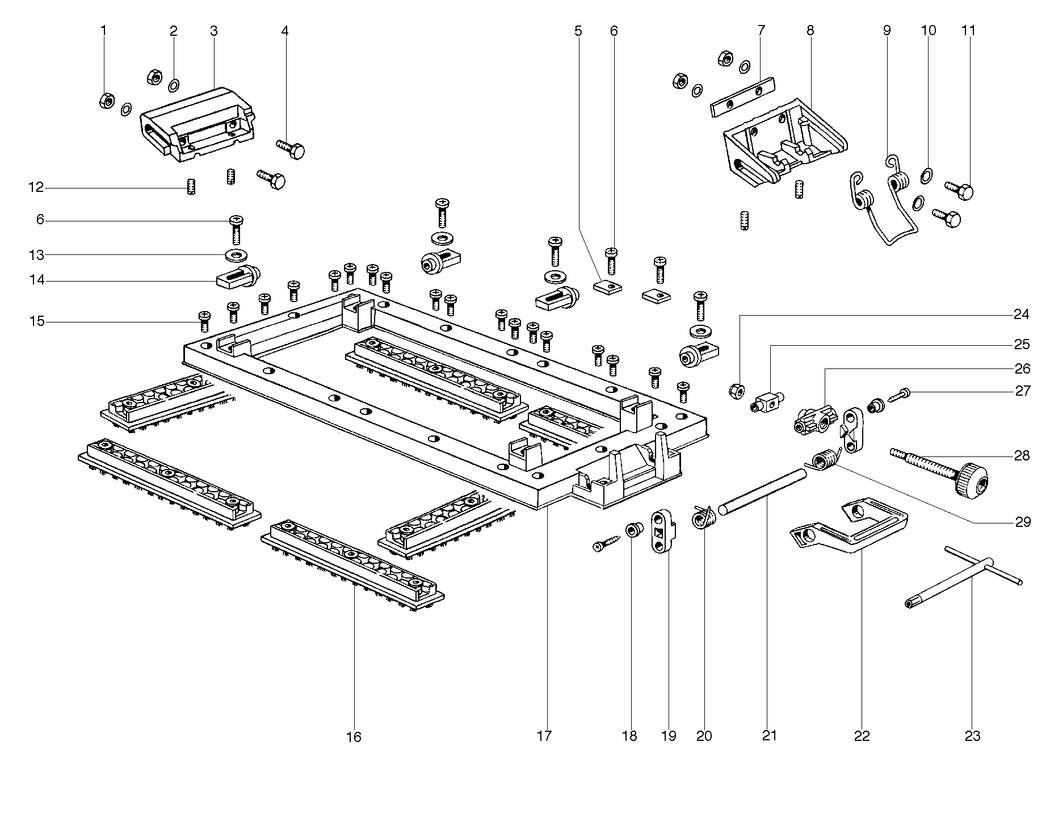 Metabo Sanding frame / 31033000 / - Spare Parts