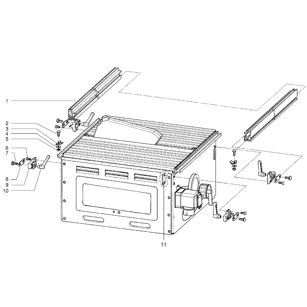 Metabo Base CARRIER SYSTEM PK 255 / 0910052411 10 / - Spare Parts