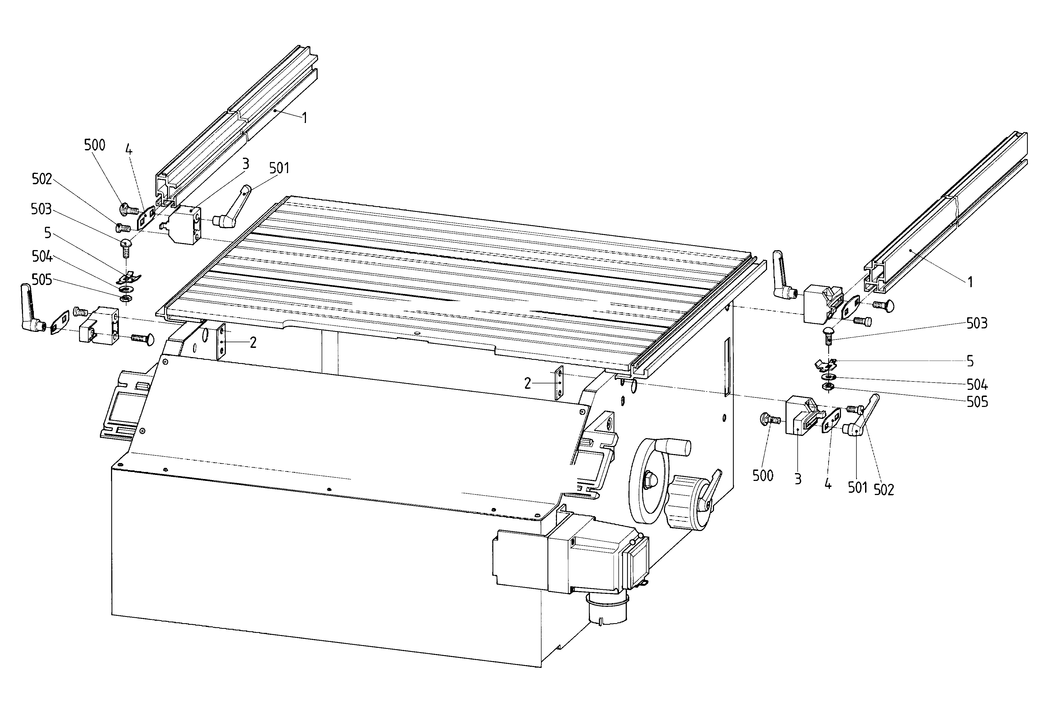 Metabo Base CARRIER SYSTEM PKF 255 / 0910050010 10 / - Spare Parts