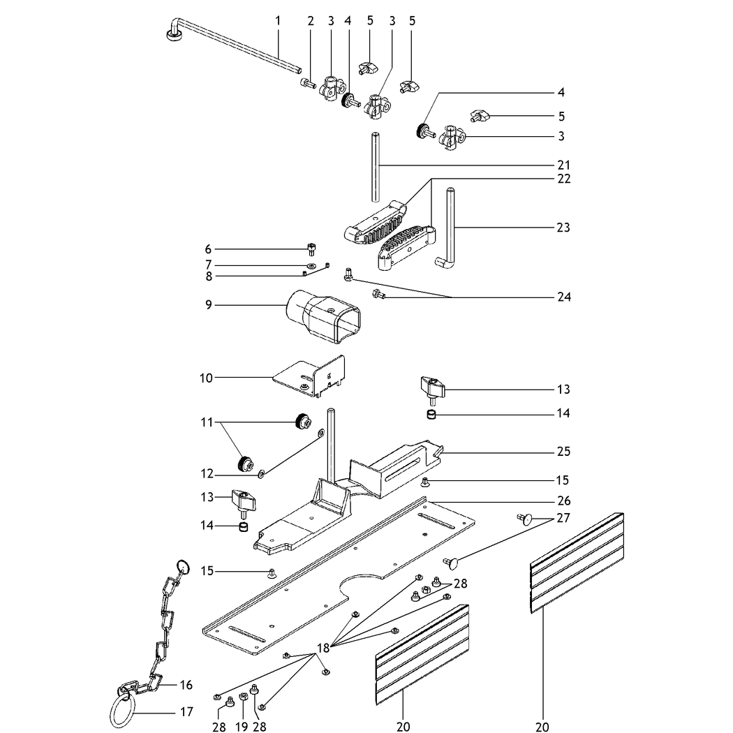 Metabo Router Set FLEXO 500 / 0910064380 10 / - Spare Parts