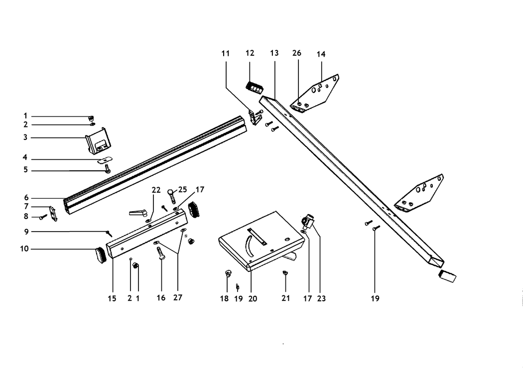 Metabo Sliding CARRIAGE TKHS/TKHSC / 0910058967 10 / - Spare Parts