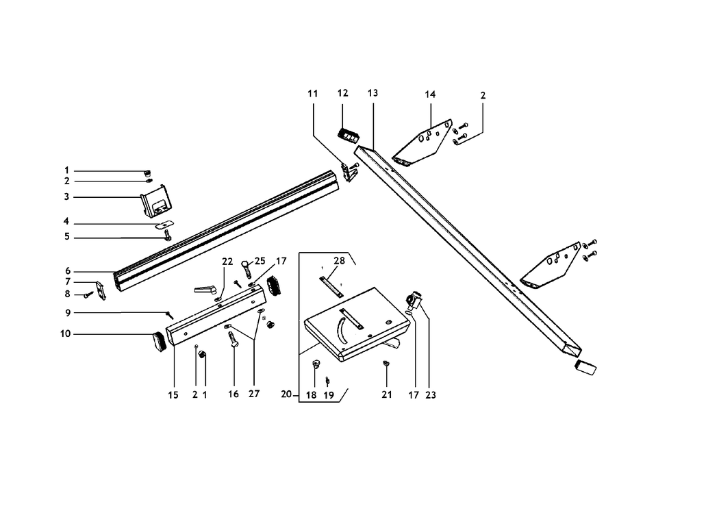 Metabo Sliding CARRIAGE TKHS/TKHSC / 0910058967 11 / - Spare Parts