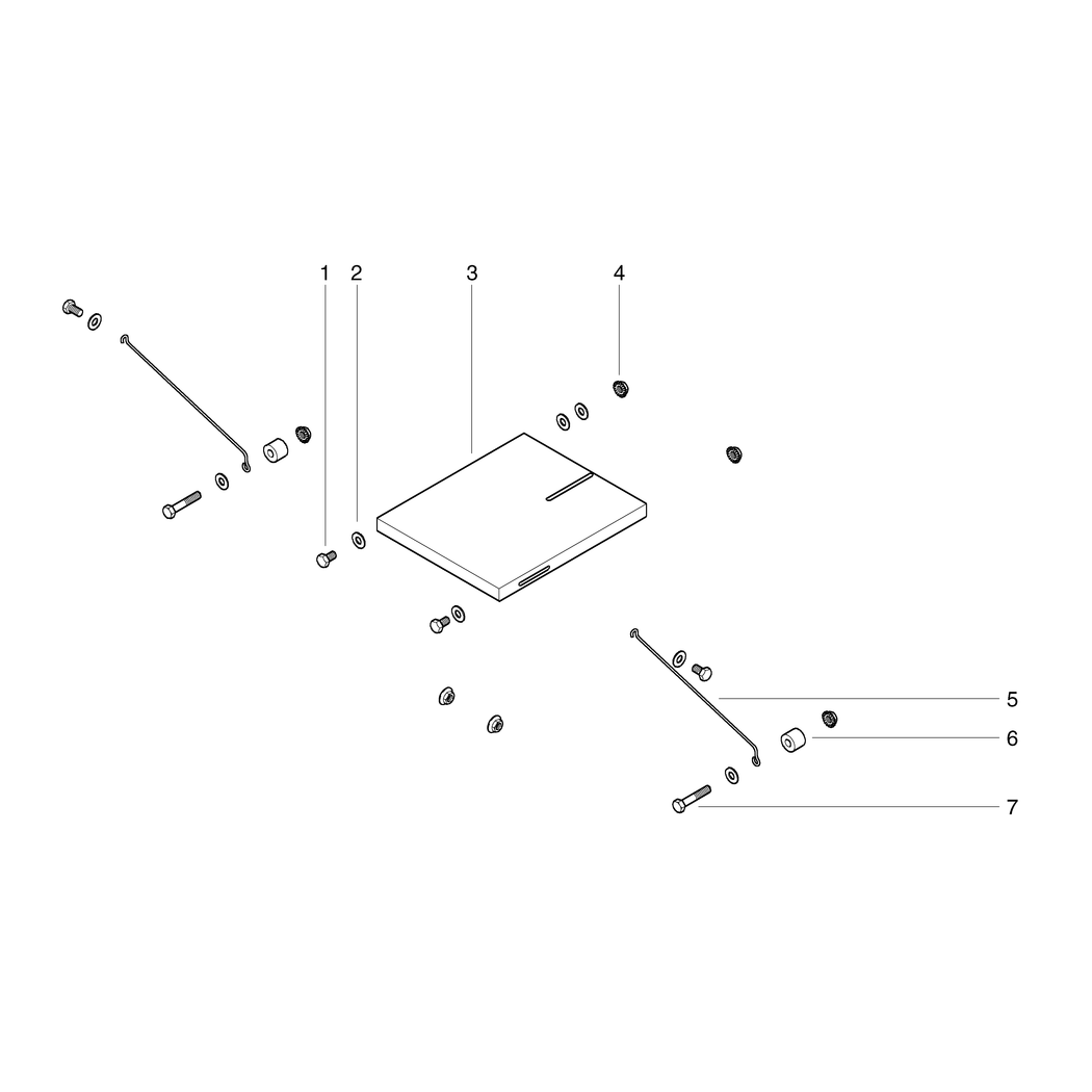 Metabo Table REAR EXTENSION TKHS315 / 0910053698 10 / - Spare Parts
