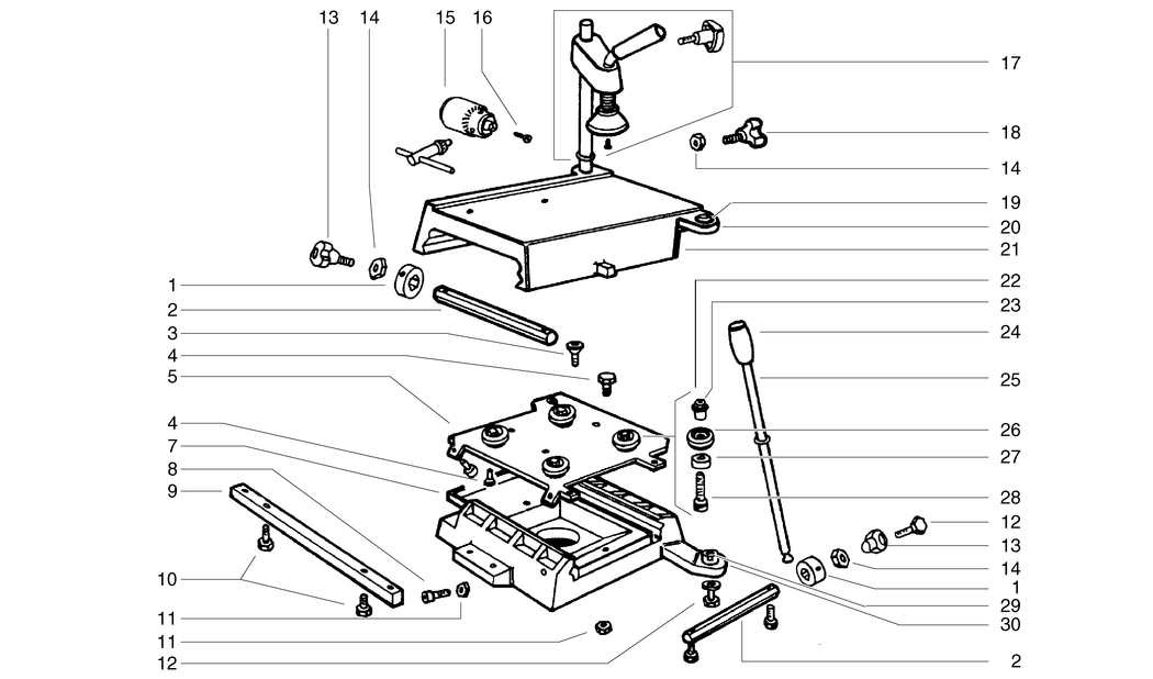 Metabo Morticing ATTACHMENT MULTI 260 / 0920054056 10 / - Spare Parts