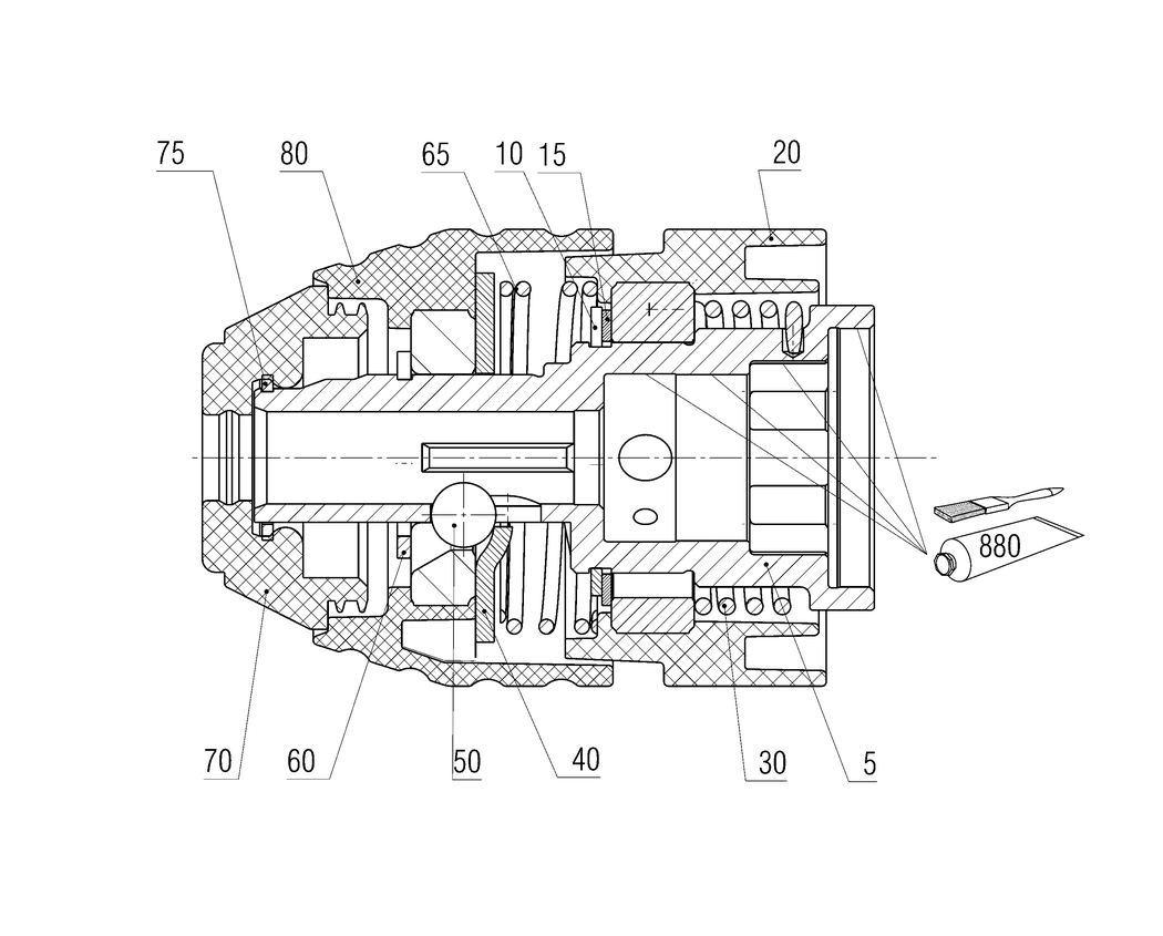 Metabo SDS-Hammer chuck KHE 3251 / 31943000 / - Spare Parts