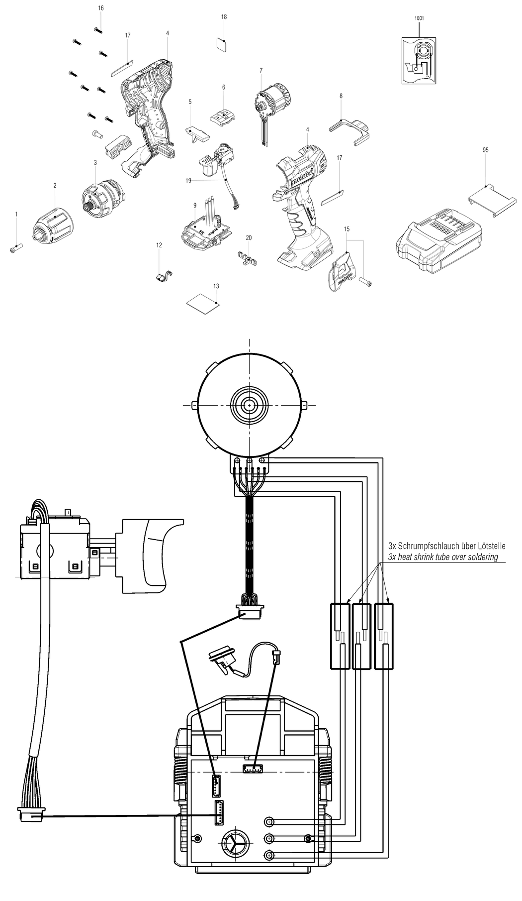 Metabo BS 18 L BL / 02326000 / - Spare Parts