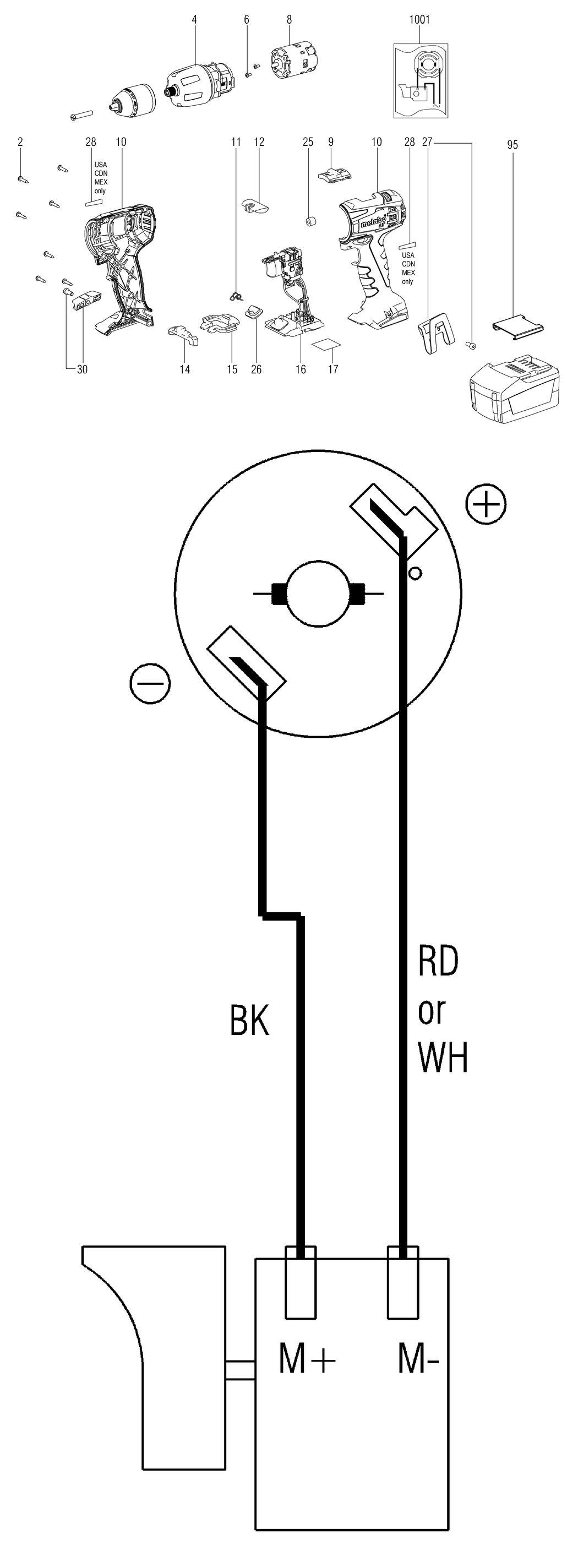 Metabo SB 18 LT / 02103000 / - Spare Parts