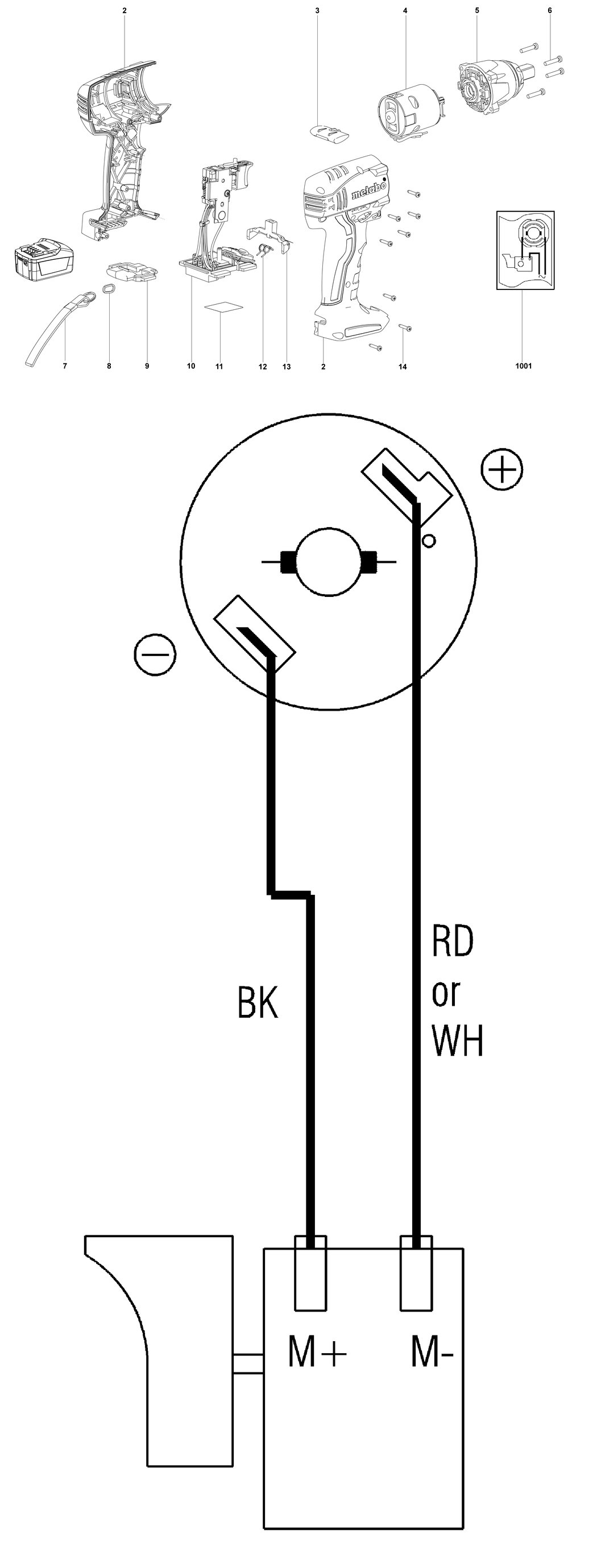 Metabo SSW 14.4 LT / 02126000 / - Spare Parts