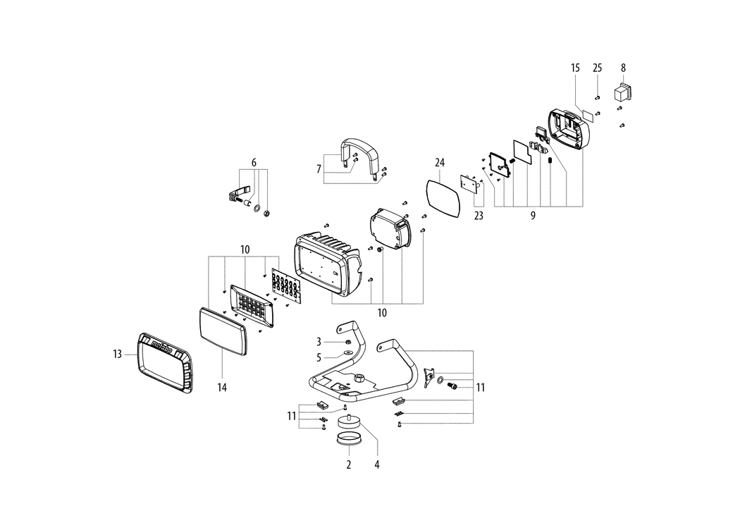 Metabo BSA 14.4-18 LED / 02111000 / - Spare Parts