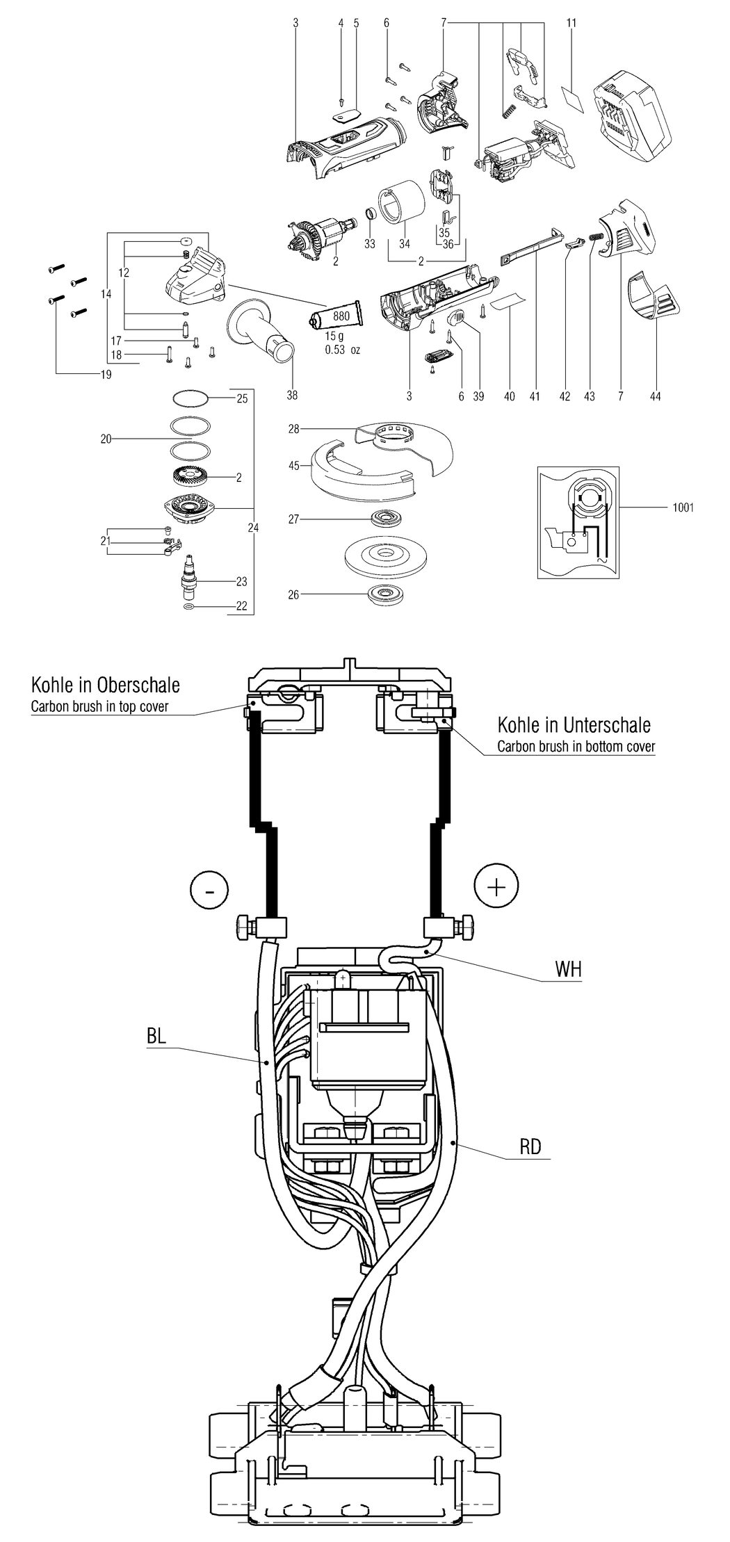 Metabo W 18 LTX 115 / 02170001 / - Spare Parts