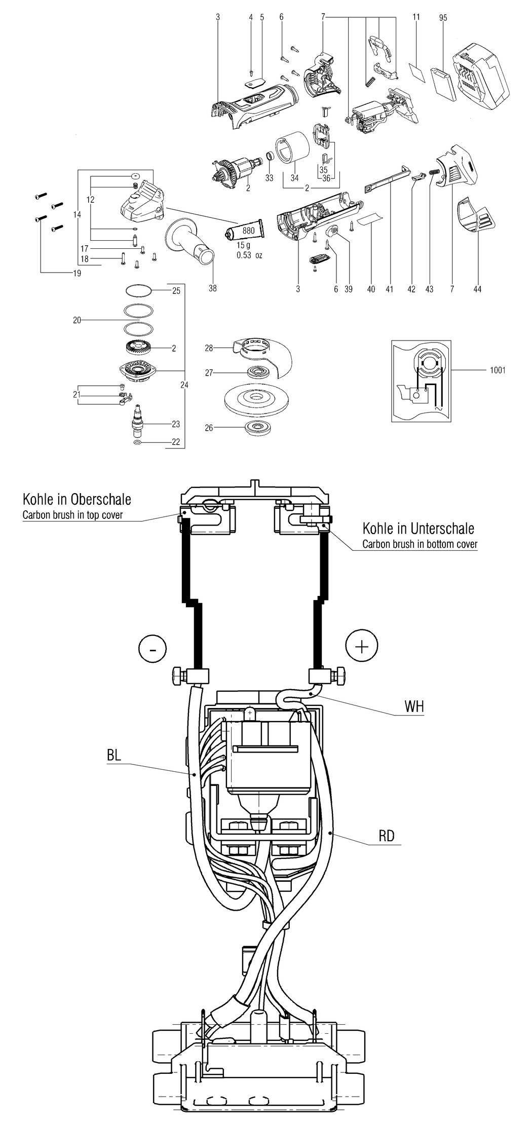 Metabo W 18 LTX 125 / 02174001 / - Spare Parts